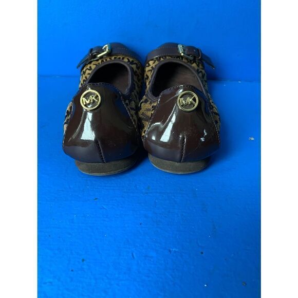 Michael Kors girls Youth size 3 flat casual shoes signature MK or capped toe NIB - Picture 4 of 5